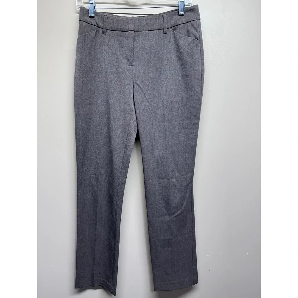 Maurice's‎ Flat Front Brown Twill Dress Pant Size 2